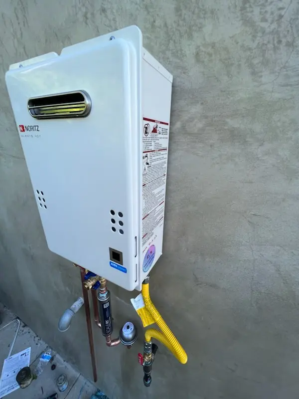 Tankless water heater installation for Meridianville homes